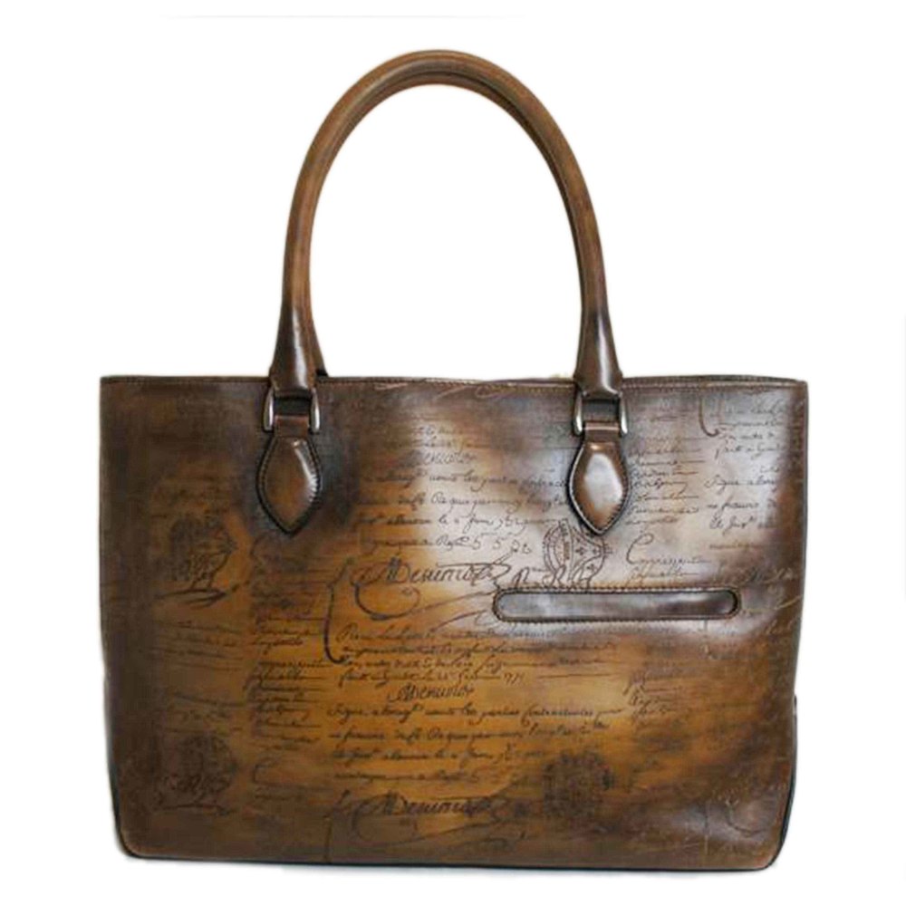 Berluti Calligraphy Toujours Tote Bag